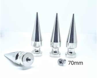 Giant 2-3/4" (size 70) Tree Spike in Silver for Heavy Duty Projects ,set of 3 spikes