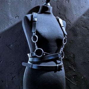 Pu Leather Harness - Etsy display picture 3