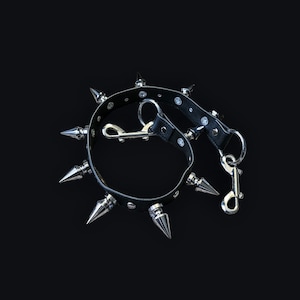 Spike Taschengurt, Gothic Taschengurt, Taschengürtelgurt aus Leder