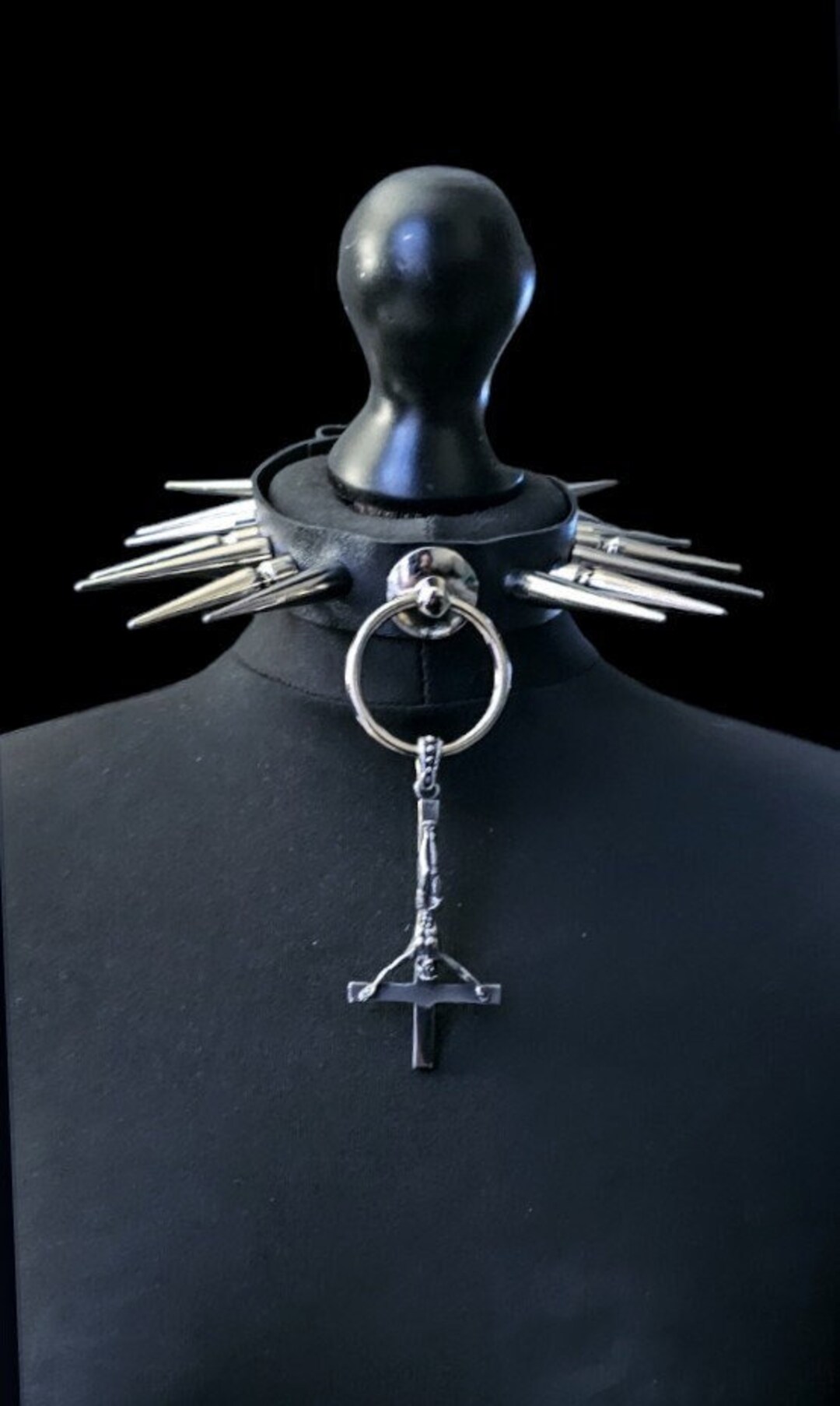 【Rosen Kreuz】guilty cross leather choker 🥀RESTOCK🥀 【Rosen Kreuz】 ☑︎guilty cross leather choker