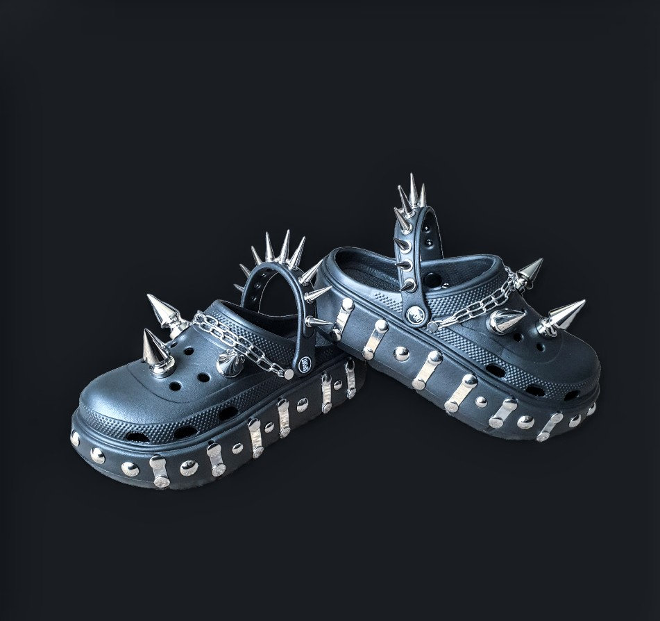 Would You Buy Goth Crocs With Spikes and Chains For Rs 18000? The Internet  is Obsessed!