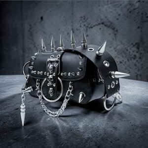 Spike Skull Handbag - Etsy