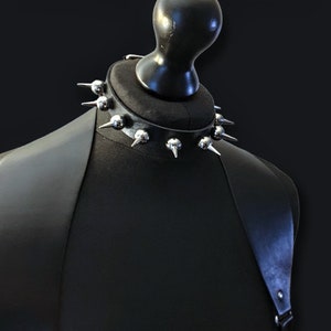 Black choker, spiked choker, ball point spike choker