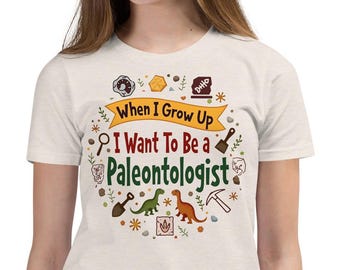 Paleontologist Kid's T-Shirt: Future Earth Scientist Tee