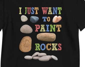 Paint Rocks T-Shirt: Artist Rock Seeker Gift
