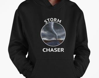 Tornado Circle Illustration Hoodie | Youth Hooded Sweatshirt