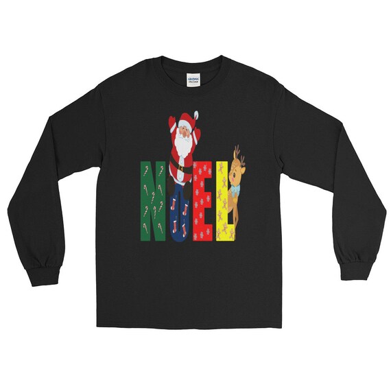 Noel père Noël vacances Rennes de Noël cadeau de la famille famille la à manches longues T-Shirt 55d341 Noel père Noël vacances Rennes de Noël cadeau de la famille famille la à manches longues T-Shirt 55d341