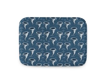Storm Chaser Memory foam bath mat , Hurricane Chaser, Meteorologist Unique Bathroom Decor, College Dorm
