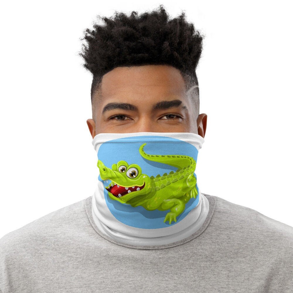 Gator Alligator Neck Gaiter Face Mask Protector Versatile Wear Etsy