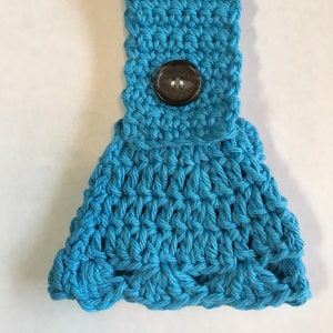 Cotton towel topper, crochet towel holder, crochet towel toppers, kitchen and dining, tea towel holder