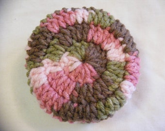 Pink Camo Earmuffs, Crocheted Earmuffs, Earmuffs, Warm Ear Wear, Stocking Stuffers, Free Shipping