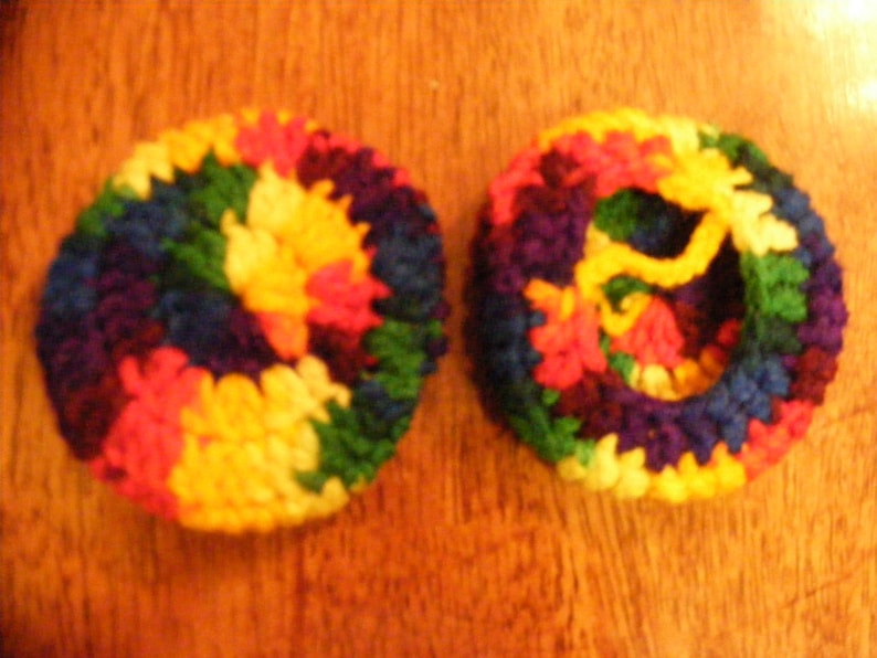 Crocheted Ear Muffs, Ear Muffs, hats and caps, free shipping image 2