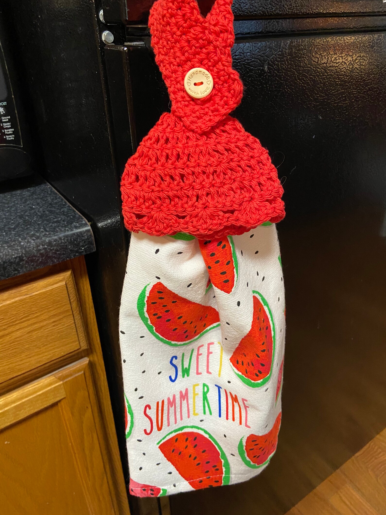 Hidden Ring Towel Topper Crocheted Towel Topper Crocheted Etsy