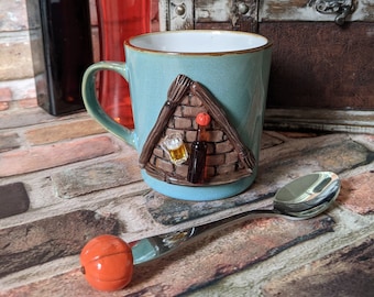 Broomsticks Mug and Spoon Set