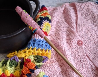 Handcrafted Molly Wand: Wooden Witch Wizard Accessory