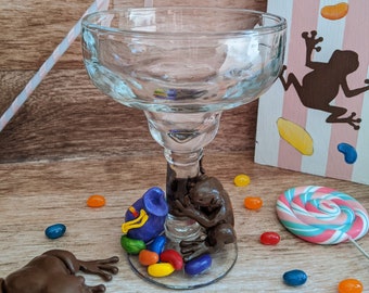 Handcrafted Sweets Glass: Dessert & Drinks, Splatter Palette Design