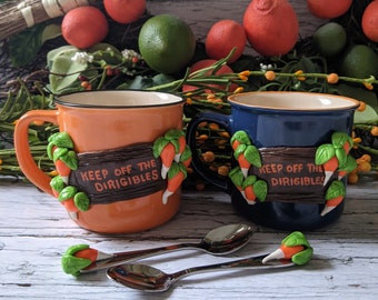 Plums Mug and Spoon