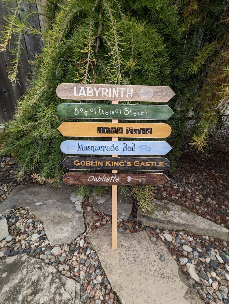 Mini Labyrinth Sign Post - Etsy