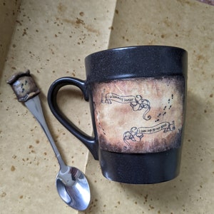 Parchment Mug and Spoon Set