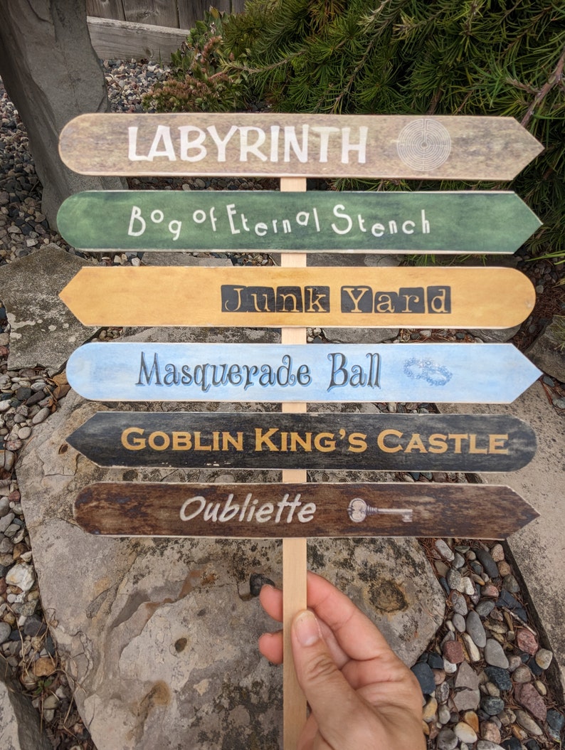 Mini Labyrinth Sign Post - Etsy