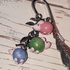 Handcrafted Puffs Bookmark: Polymer Clay Magical Creature