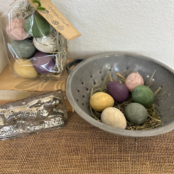 Primitive Paper Mache Easter Eggs, Farmhouse Easter Eggs, Rustic Easter Basket, Decorative Easter Eggs, Easter Bowl Fillers, Spring Eggs