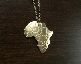 Africa necklace, Africa pendant, Africa jewelry, Africa, African, African necklace, African pendant, African jewelry, gold necklace, jewlery