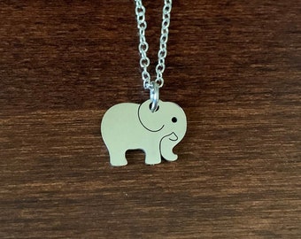 elephant, elephant necklace, elephant gifts, elephant pendant, elephant jewelry, elephant lover gifts, elephant lover, elephants necklace