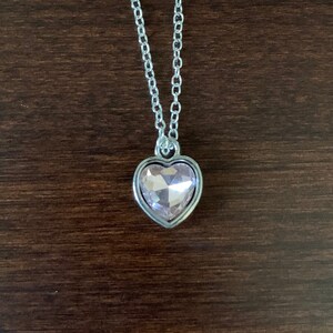 pink heart necklace, pink heart pendants, pink heart jewelry, heart pendant pink, heart charm necklace, pink heart, silver heart necklace