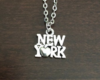 New York, New York City, NYC, New York necklace, New York City necklace, NYC necklace, New York gifts, NYC gifts, New York City gifts, gifts