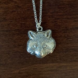 raccoon gifts, raccoon necklace, necklace raccoon, silver raccoon jewelry, silver raccoon, raccoon silver, raccoon pendant, raccoon jewelry