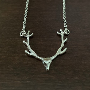 antler necklace, antler pendant, deer antler necklace, deer necklace, necklace deer, hunter gifts, hunter necklace, hunting necklace, deer