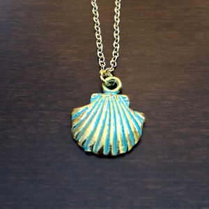 clam shell, clamshell, cam shell necklace, sea shell necklace, seashell necklace, turquoise necklace, turquoise jewelry, turquoise gifts