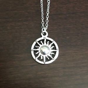 Sun Necklace, Sun, Silver Sun, Silver Sun Necklace, Sun Jewelry, Sun Pendant, Silver Sun Jewelry, Silver Sun Pendant, Sun Gift, Sun Gifts