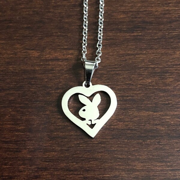 playboy, playboy necklace, playboy bunny, playboy charm, playboy bunny necklace, playboy girl, playboy pendant, playboy jewelry, bunny gifts