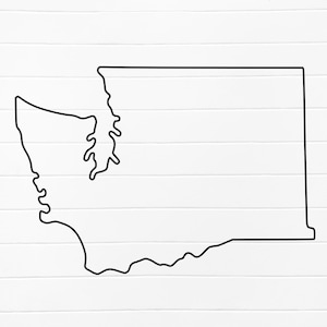 Washington outline svg, Washington svg, Washington svg state, Washington png, Washington png design, Washington digital download, Washington