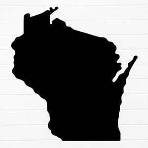 Wisconsin svg, Wisconsin outline svg, state of Wisconsin svg, Wisconsin digital file, Wisconsin digital download, Wisconsin vector file, png