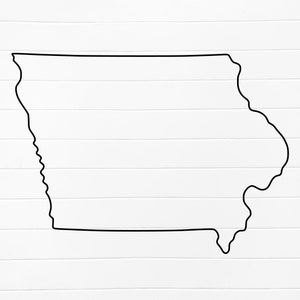 Iowa outline, Iowa outline png, state of Iowa svg files, Iowa svg, Iowa png, Iowa clipart, Iowa digital print, Iowa, state outlines svg, png