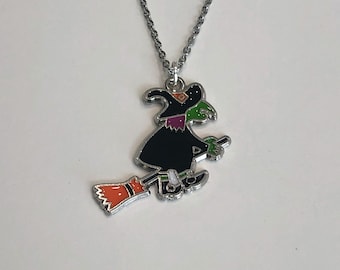 halloween necklace, halloween jewelry, halloween pendant, halloween, witch necklace, with jewelry, witch pendant, halloween gift, witch gift