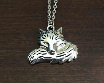 Fox, Fox Necklace, Fox Jewelry, Fox Pendant, Fox Gifts, Fox