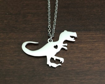 dinosaur, dinosaur necklace, dinosaur jewelry, dinosaur pendant, dinosaur gift, trex, trex necklace, trex jewelry, trex gift, t-rex necklace