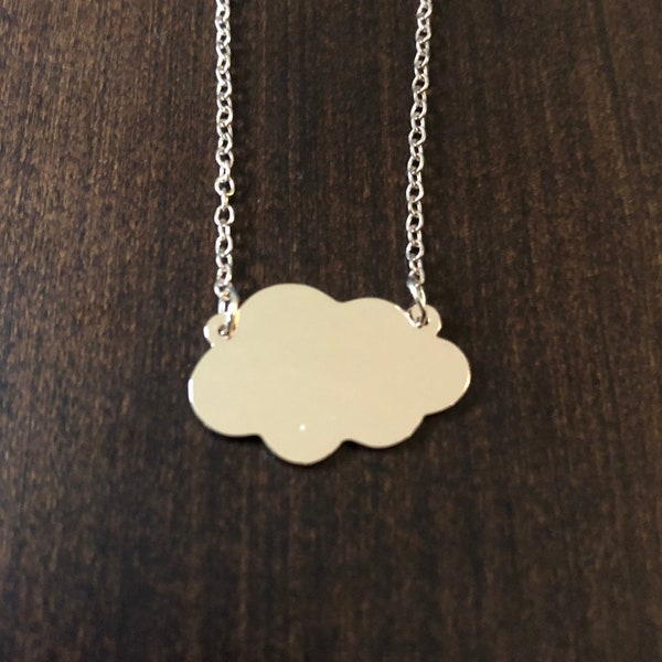 cloud, cloud necklace, cloud jewelry, cloud pendant, cloud gifts, cloud gift, storm cloud, storm cloud pendant, gold cloud jewelry, clouds