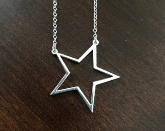 star, star necklace, star gift, star pendant, star jewelry, silver star necklace, silver star, silver star pendant, silver star jewelry