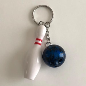 bowling key chain, bowling keychain, bowling, bowling gift, bowling gifts, bowler, bowling ball, bowling pin, keychains for women, key chain