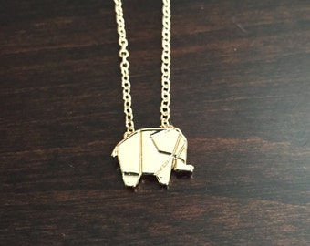 gold elephant necklace, elephant necklace, elephant jewelry, elephant pendant, elephant, gold elephant, gold necklace, jewellery, necklace