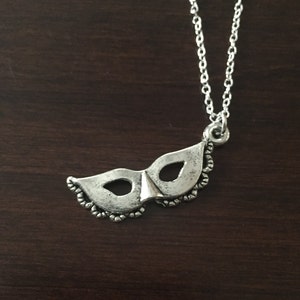 Mask Necklace, Masquerade Necklace, Mask Jewelry, Mask Pendant, Masquerade Pendant, Masquerade Jewelry, Opera Necklace, Opera Jewelry, Mask