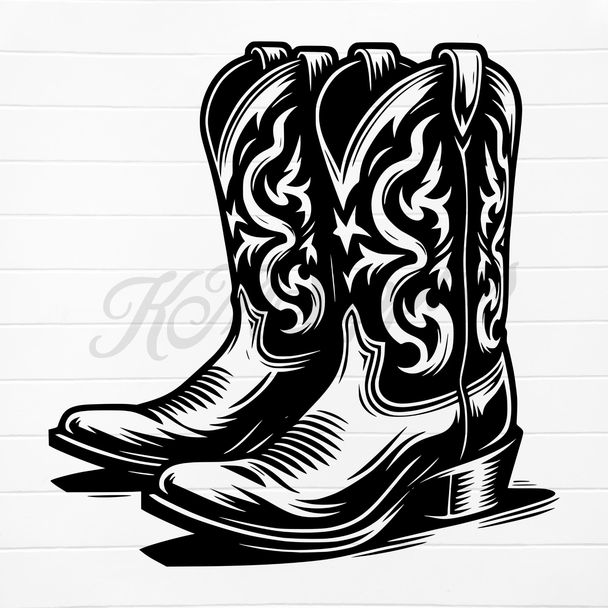 cowboy boots svg png, cowboy boots svg files, cowboy boots png western,  cowboy boots svg black and white, cowboy boots digitial download, image size:2000x2000