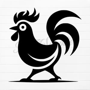 chicken silhouette svg, chicken silhouette png, black chicken png, chicken digital download, chicken clipart cute, chicken laser cut file