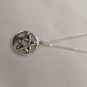 Pentacle Witch Style Necklace Spiritual Paranormal SP0020 ✔UK Seller 