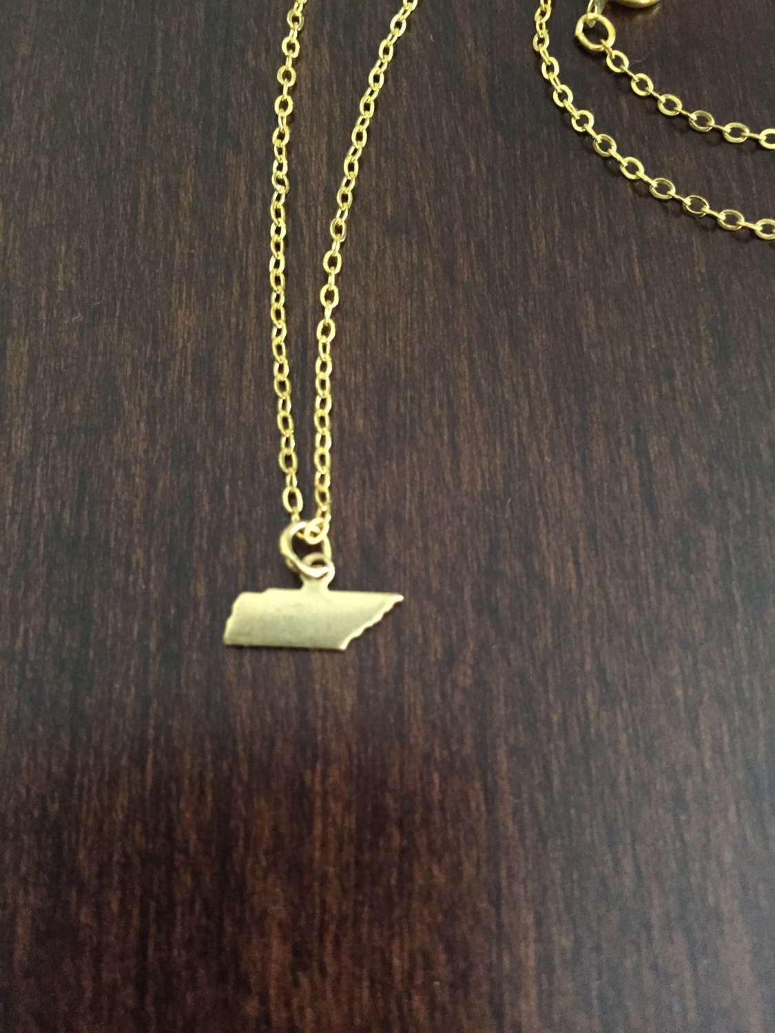 Tennessee Necklace Tennessee gold Tennessee necklace Etsy